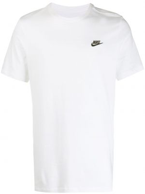 Camiseta con bordado Nike blanco