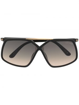 Oversized napszemüveg Tom Ford Eyewear fekete