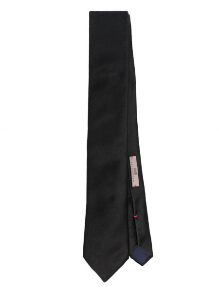 Копринена сатенена вратовръзка Lady Anne черно