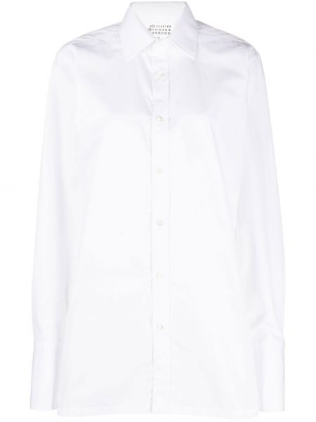Риза с копчета Maison Margiela бяло
