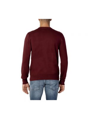 Sweter wsuwany Armani Exchange czerwony