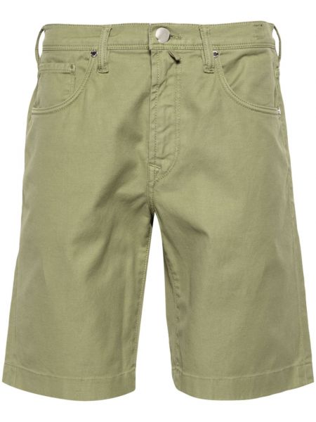 Shorts en jean Incotex vert