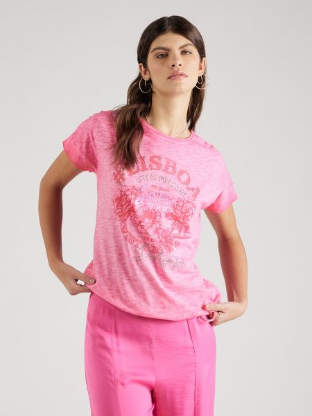 Marškinėliai Soccx rožinė