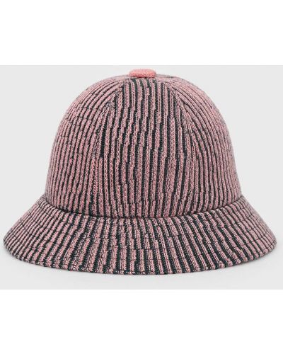 Вовняний капелюх Kangol рожевий