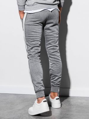 Pantaloni sport Ombre Clothing gri