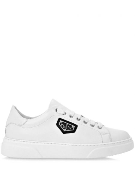 Læder sneakers Philipp Plein hvid