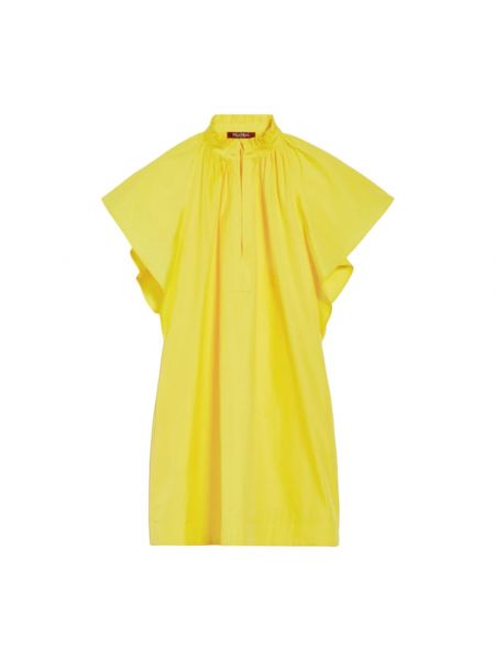 Sukienka mini Max Mara Studio żółta