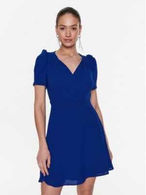 Priliehavé šaty Morgan - modrá
