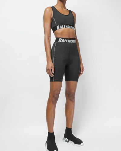Kerékpáros rövidnadrág Balenciaga fekete