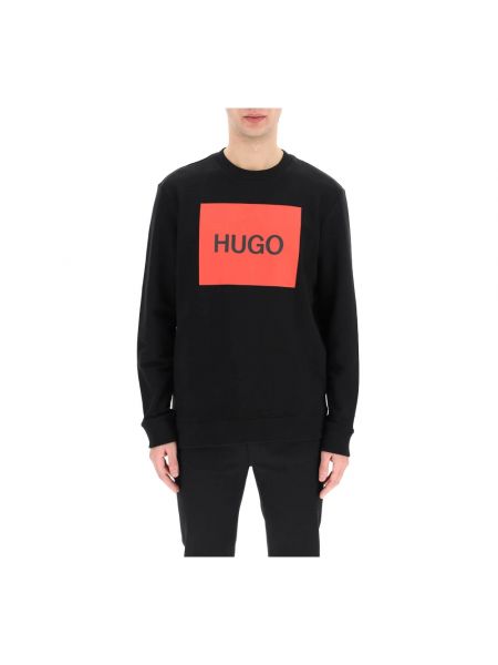 Sweatshirt mit rundhalsausschnitt Hugo Boss schwarz