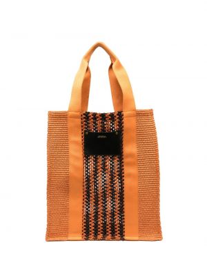 Плетени шопинг чанта на райета Isabel Marant