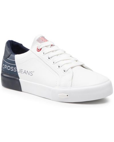Sneakers Cross Jeans bianco