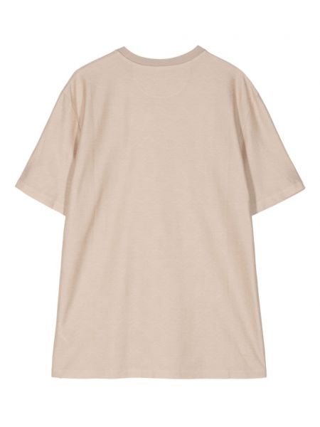 Jacquard t-shirt aus baumwoll Paul Smith beige