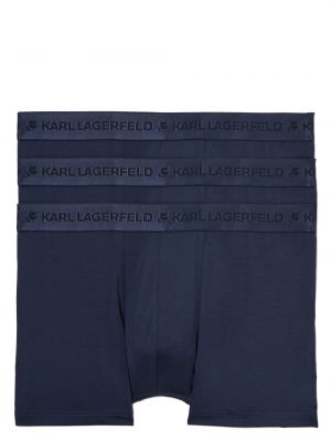 Raštuotos bokseriai Karl Lagerfeld mėlyna