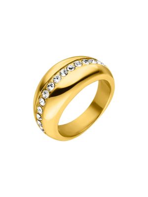 Δαχτυλίδι με διαφανεια Purelei χρυσό
