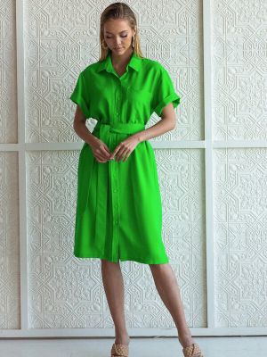 Платье-рубашка Eliseeva Olesya зеленое