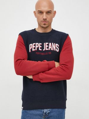 Bavlněná mikina s aplikacemi Pepe Jeans