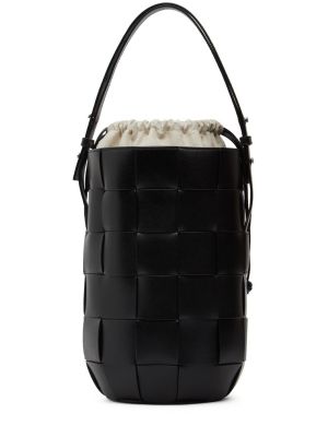 Τσάντα shopper Bottega Veneta μαύρο