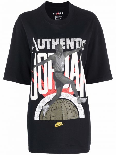 Camiseta con cremallera Nike negro