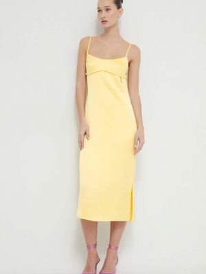 Sukienka mini Hugo żółta