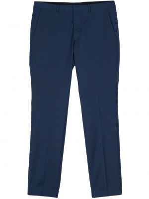 Pantalon slim plissé Hugo bleu