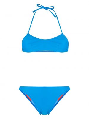 Bikini a righe reversibile Sunnei blu