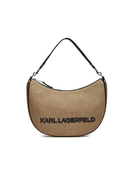 Torba na ramię Karl Lagerfeld beżowa