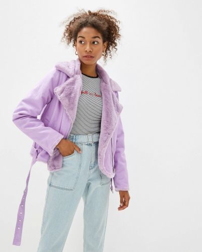 Джинсовая куртка Grand Style, фиолетовая