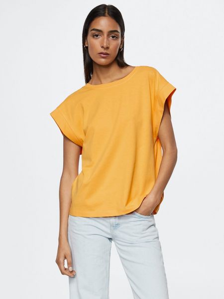 Koszulka Mango pomarańczowa
