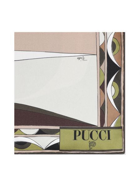 Pañuelo Emilio Pucci caqui