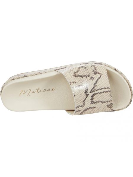 Кожаные туфли со змеиным принтом Matisse