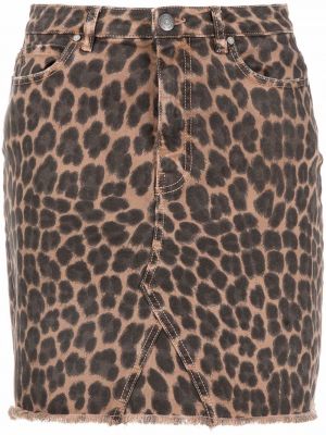 Falda con estampado leopardo P.a.r.o.s.h.