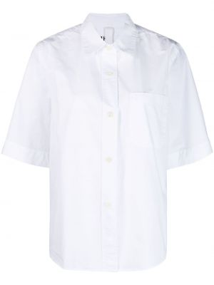 Bavlnená košeľa s vreckami Margaret Howell biela