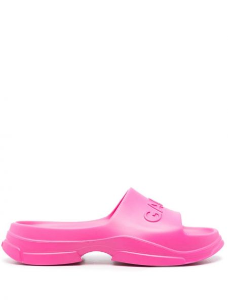 Chunky ниски обувки Ganni розово