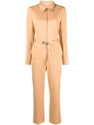 Zip lang jumpsuit Patrizia Pepe oransje