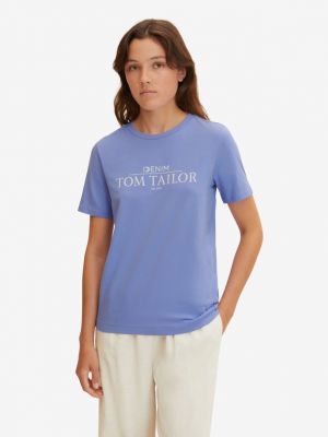 Koszulka Tom Tailor Denim fioletowa