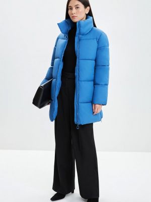 Утепленная демисезонная куртка Zarina синяя