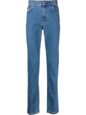 Straight leg jeans Moschino blu