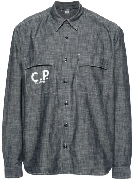 Krekls ar apdruku C.p. Company pelēks