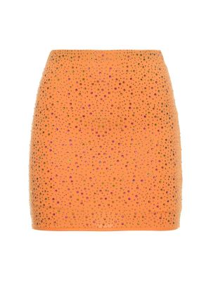 Mini falda Leslie Amon naranja