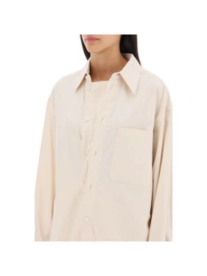 Camisa oversized Lemaire beige