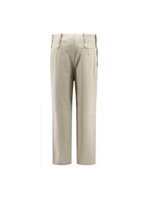 Pantalones chinos de algodón Burberry verde