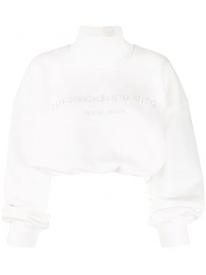 Jersey de tela jersey oversized Alexander Wang blanco