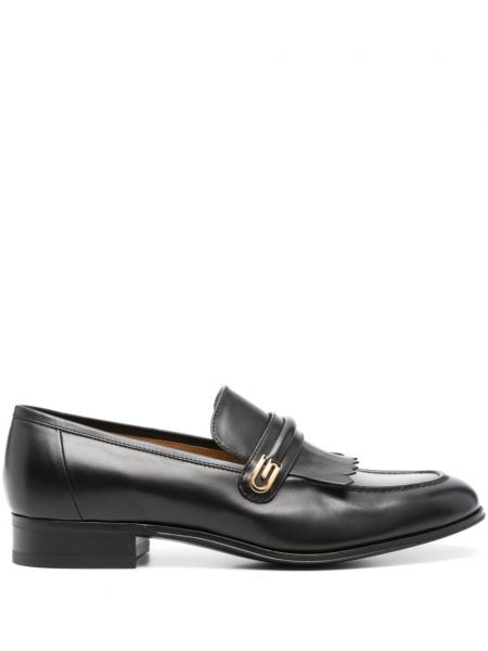 Læder loafers Gucci sort