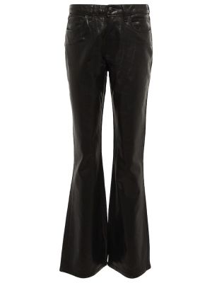 Bootcut džínsy s vysokým pásom 3x1 N.y.c. čierna