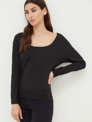 Majica z dolgimi rokavi Calvin Klein Underwear črna