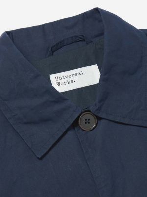 Bombažna jakna Universal Works modra