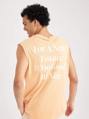 Αμάνικη μπλούζα με σχέδιο Defacto