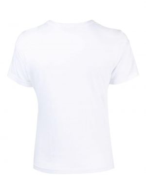 Koszulka bawełniana z okrągłym dekoltem Cotton Citizen biała