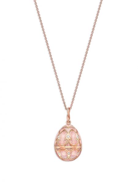 Colier din aur roz Fabergé